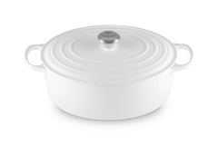 Le Creuset cocotte ovale face avant, design élégant et cuisson homogène
