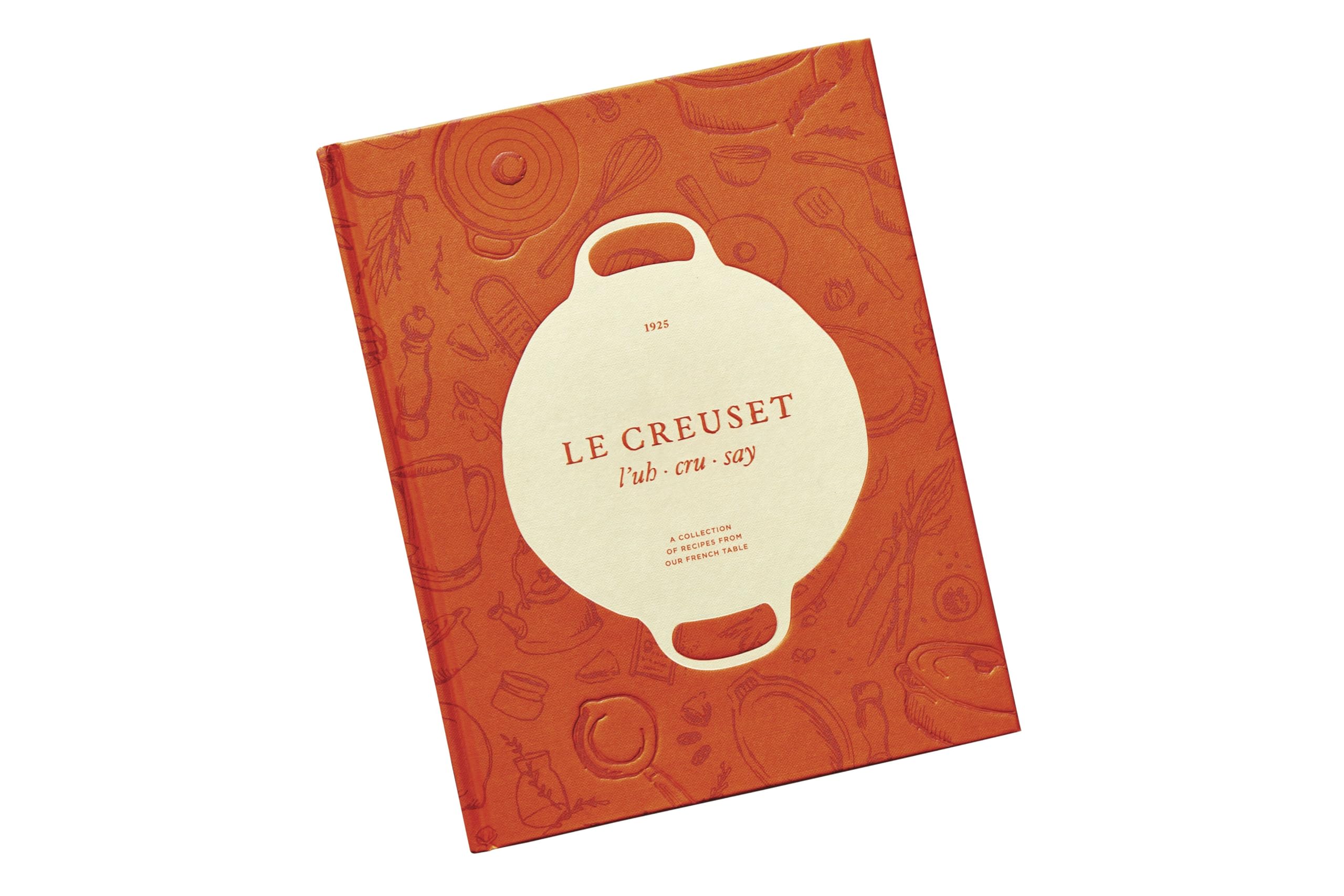 Le Creuset couverture reliée présentant un beau livre pour inspiration culinaire