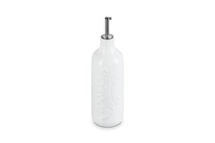 Le Creuset cruche face blanche montrant motif et silhouette, élévation d’esthétique