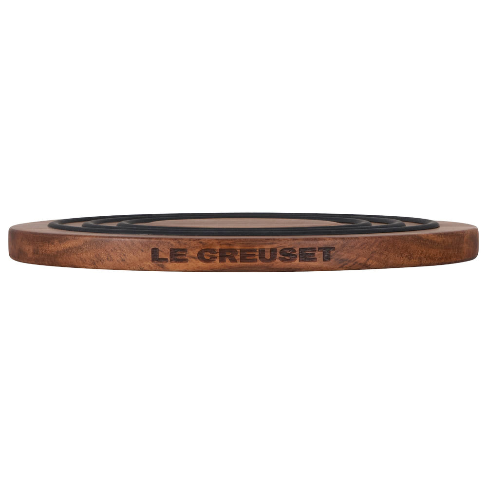 Le Creuset anneaux en silicone noirs, isolation thermique et antidérapant