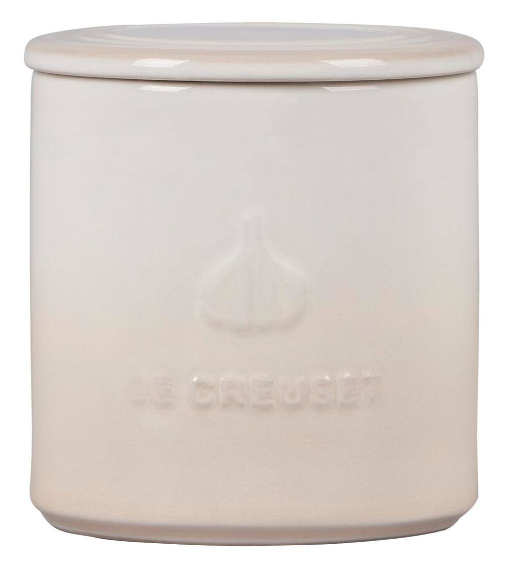 Le Creuset gros plan texture en stoneware montrant durabilité