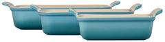Le Creuset gros plan glaçure révèle finition non poreuse et nettoyage facilité