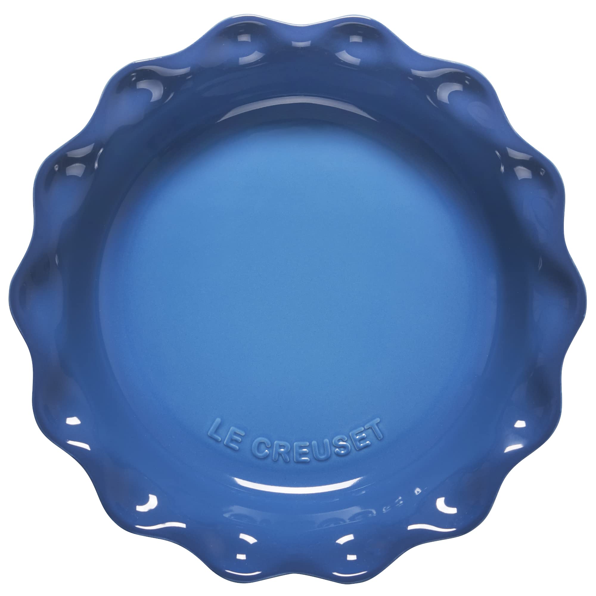 Le Creuset moule en usage tarte sortie du four maintien de la chaleur pour servir