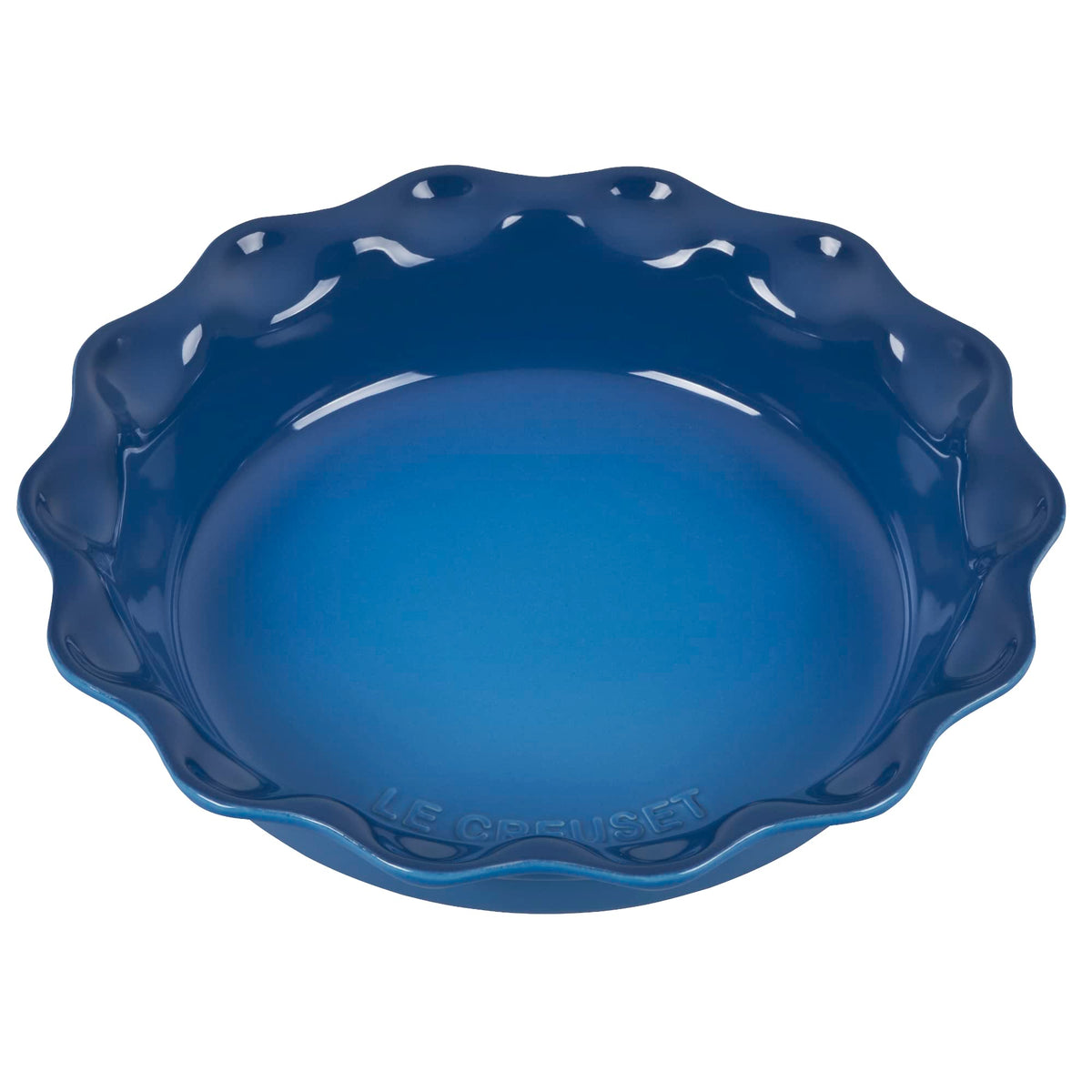 Le Creuset moule à tarte face vue d'ensemble, cuisson uniforme et présentation élégante