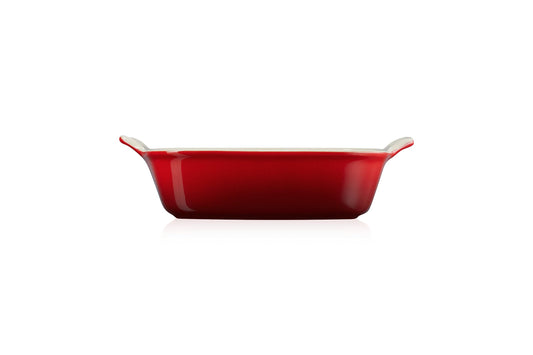 Le Creuset gros plan sur le glaçage Cerise, finition résistante et anti‑taches