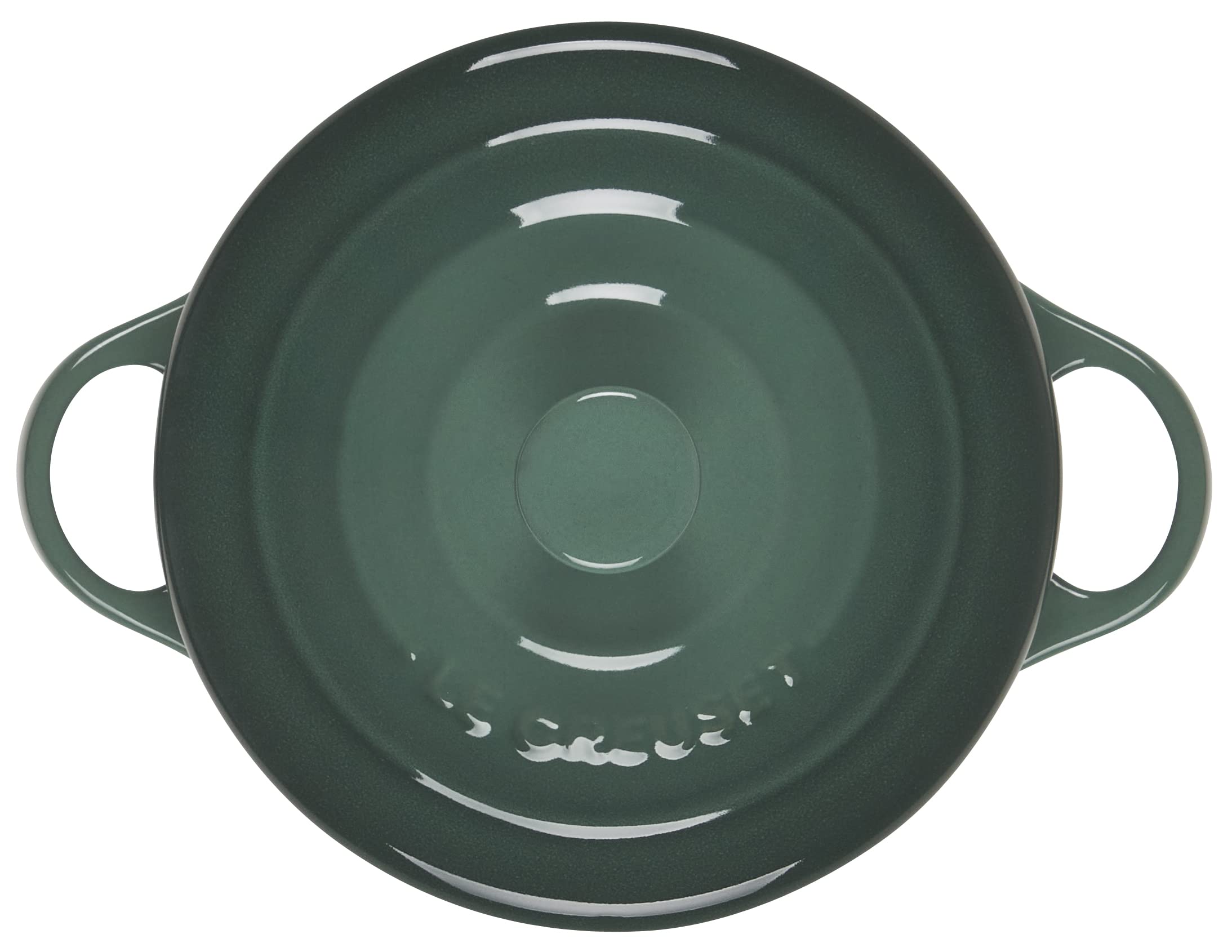 Le Creuset mini cocotte avec couvercle déposée conservant chaleur et humidité