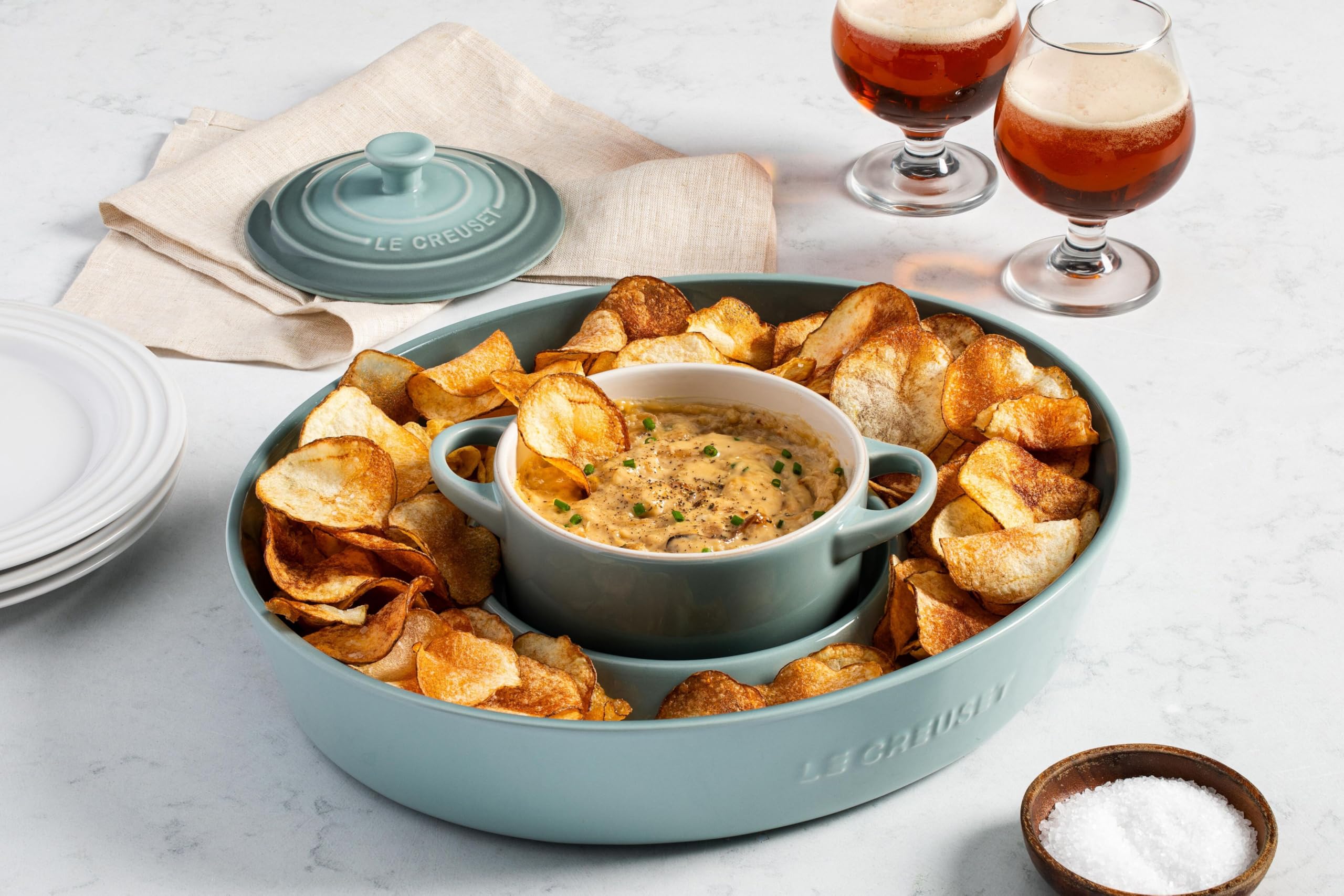 Le Creuset cocottes empilées gain de place et rangement soigné