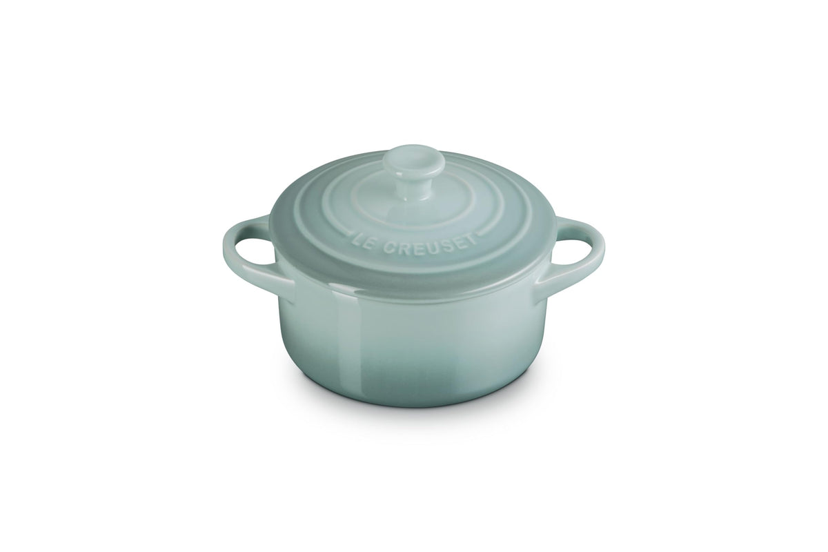 Le Creuset cocotte face Sea Salt présentation élégante et pratique