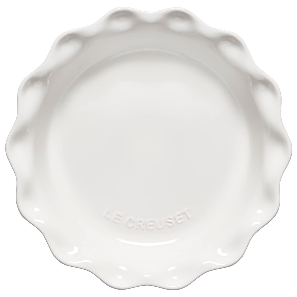 Le Creuset moule Heritage en usage, part de tarte servie proprement, aspect pratique