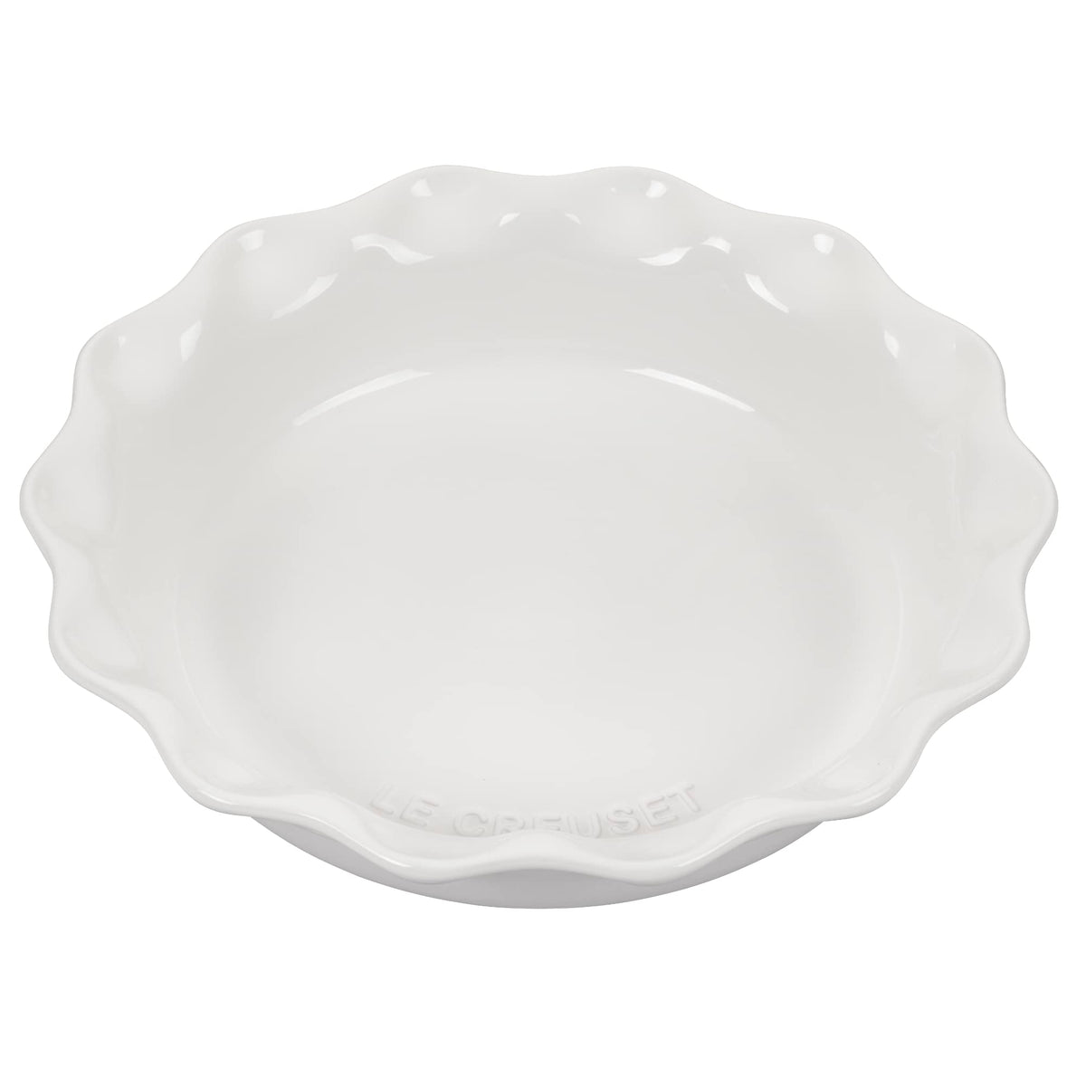 Le Creuset moule Heritage face montrant bord cannelé et présentation élégante