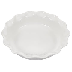 Le Creuset moule Heritage face montrant bord cannelé et présentation élégante