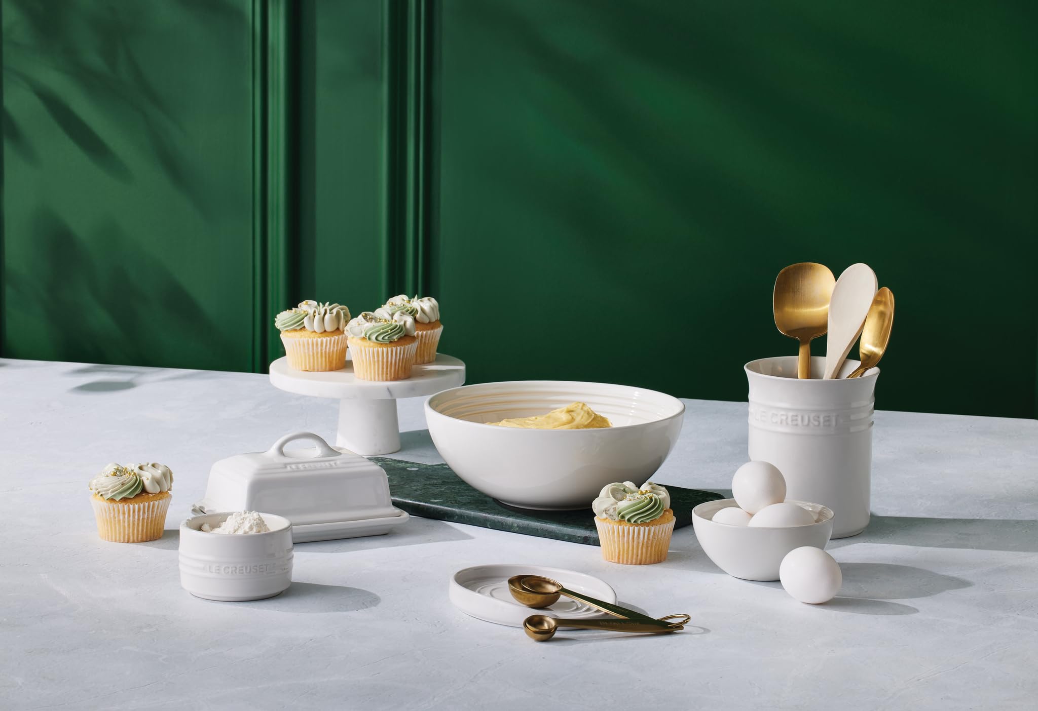 Le Creuset ramequin taille comparative à une cuillère pour visualiser capacité pratique