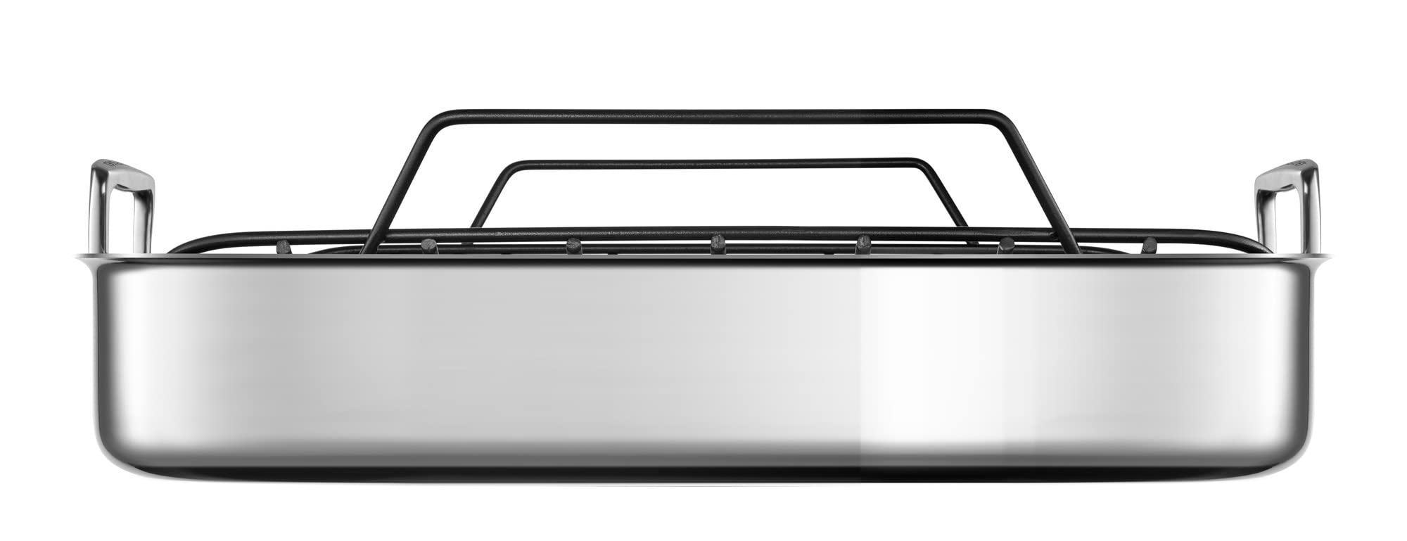 Le Creuset grille antiadhésive surélevée assurant cuisson uniforme