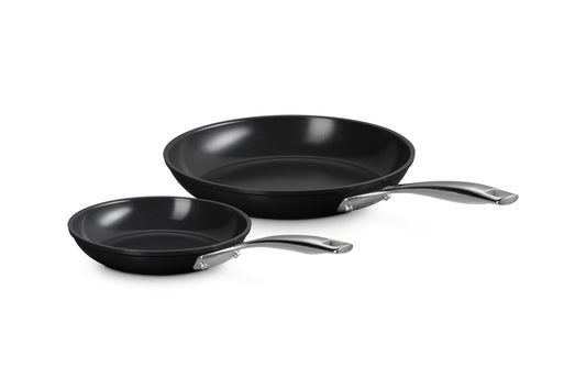 Le Creuset ensemble de deux poêles devant pour cuisine polyvalente