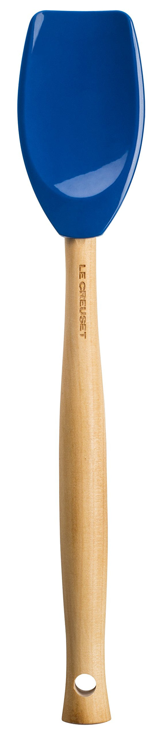 Le Creuset spatule gros plan bord robuste pour raclage efficace