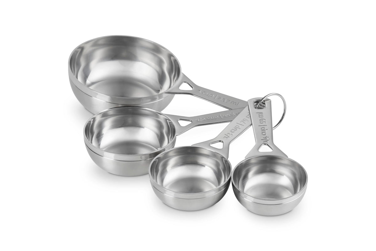 Le Creuset tasses à mesurer face avant montrant design et volumes utiles