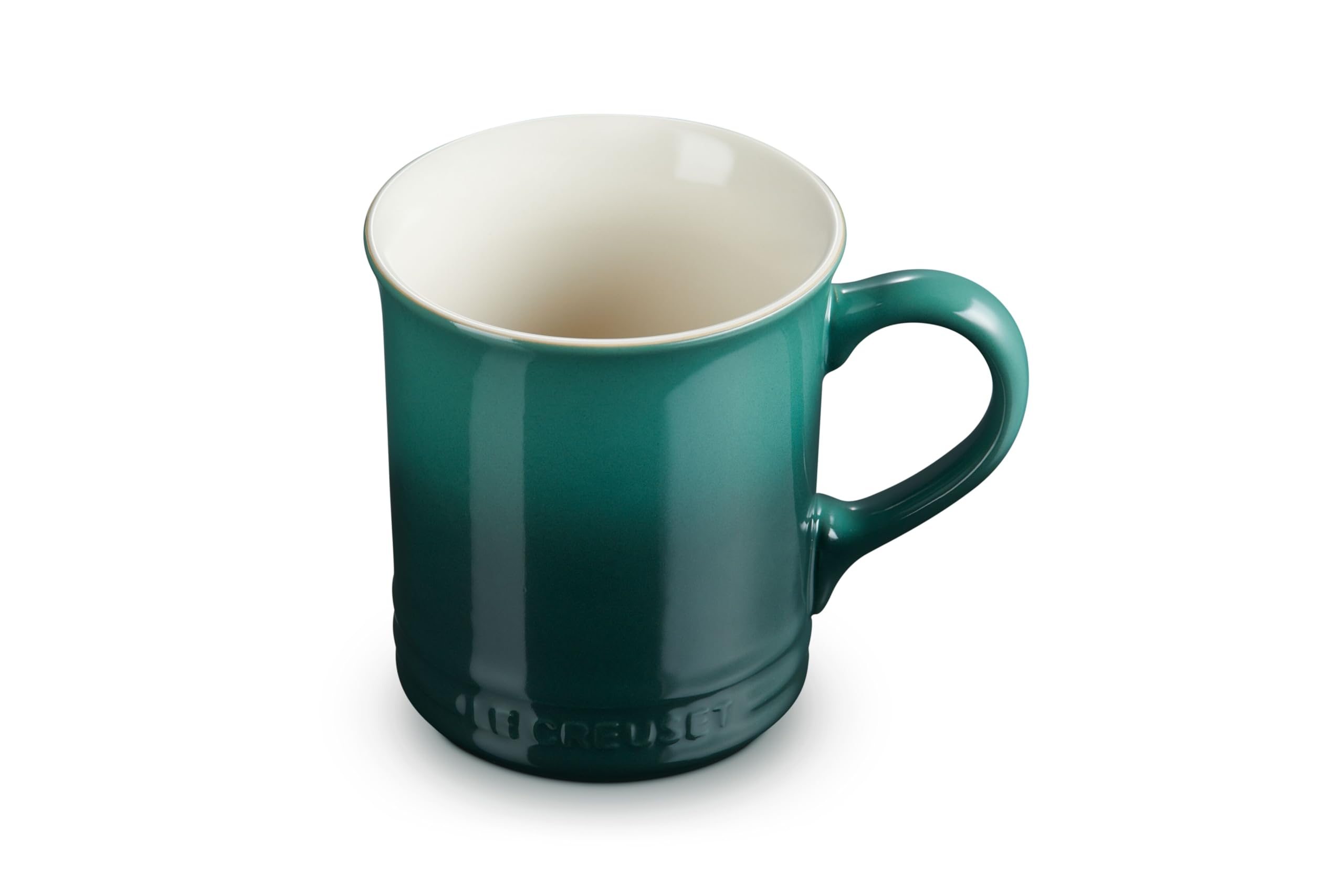 Le Creuset mug vue avant montrant design élégant et capacité généreuse