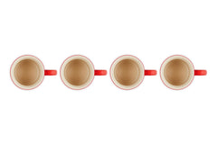 Le Creuset ensemble de 4 mugs Cerise pratique pour recevoir