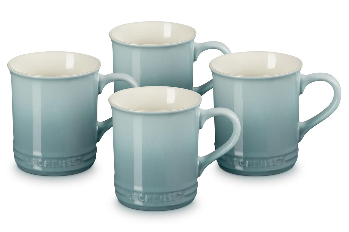 Le Creuset mug vue de face Sea Salt, aspect élégant et durable