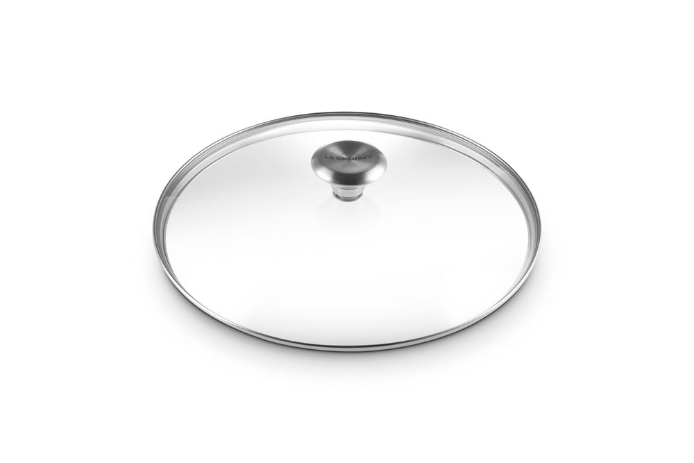 Le Creuset détail du bord en verre trempé montrant solidité