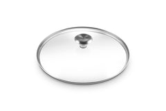 Le Creuset détail du bord en verre trempé montrant solidité