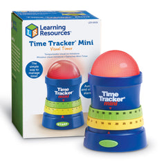 Learning Resources face avant du Time Tracker Mini montrant voyants et boîtier, améliore la clarté temporelle