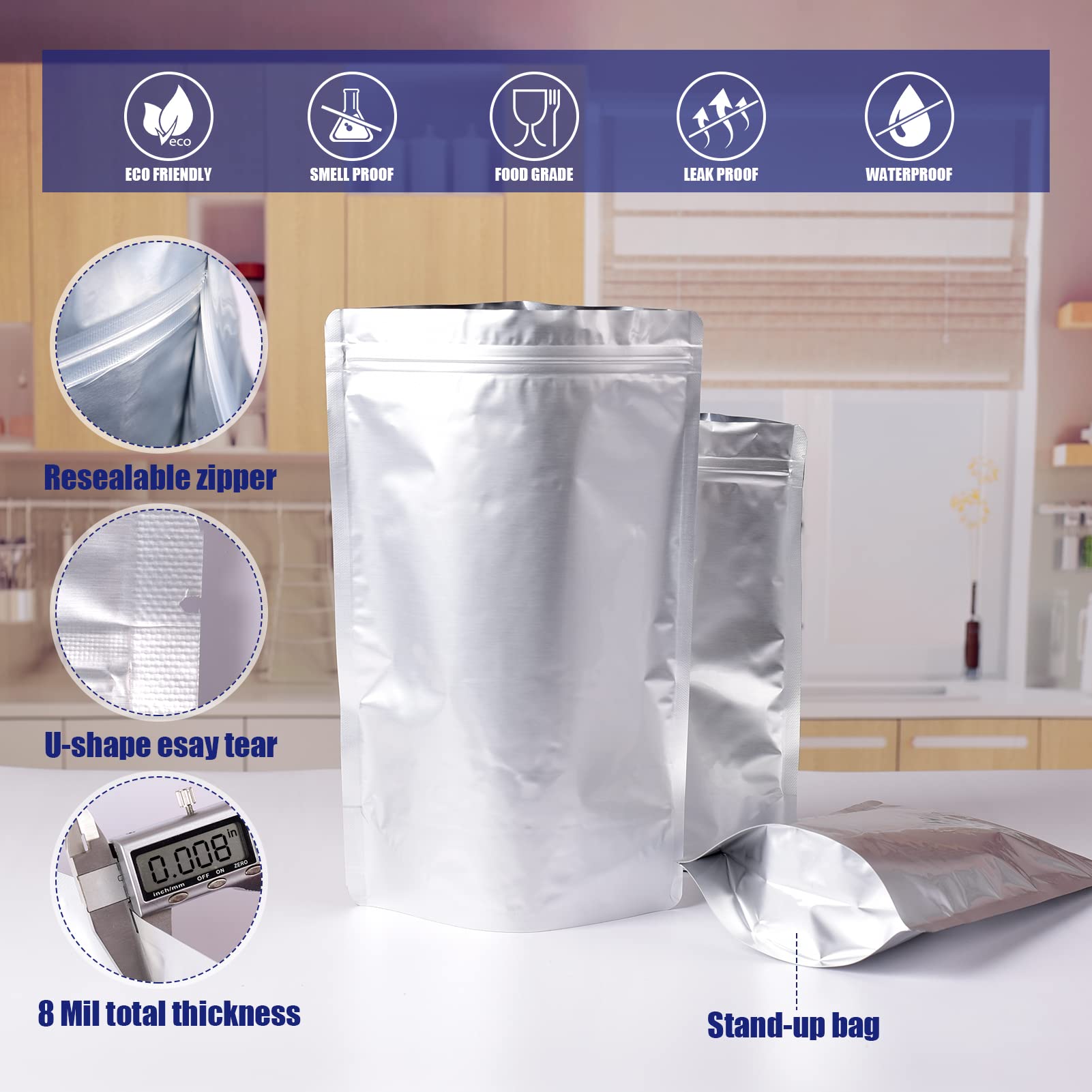 Leboduo sachet en cours de scellement pour conservation longue