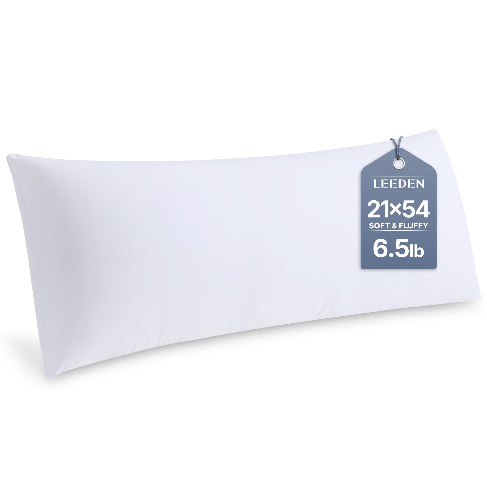Leeden coussin corporel face avant montrant forme longue et soutien stable