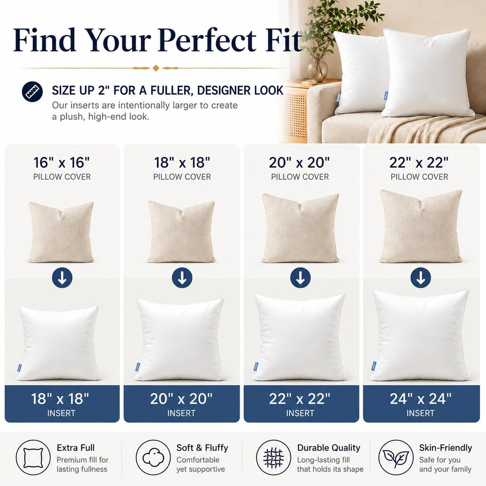 Leeden coussin à l'échelle avec livre montrant taille pratique et proportion