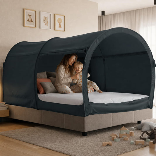 LEEDOR vue frontale de la tente ouverte pour intimité instantanée