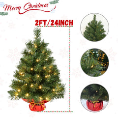 leeheeyee sapin décoré, permet personnalisation familiale