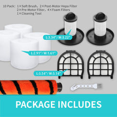 Leemone filtres HEPA post-moteur, filtration fine pour air plus propre