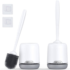 Lefree vue avant du pack complet deux brosses et supports, rangement propre