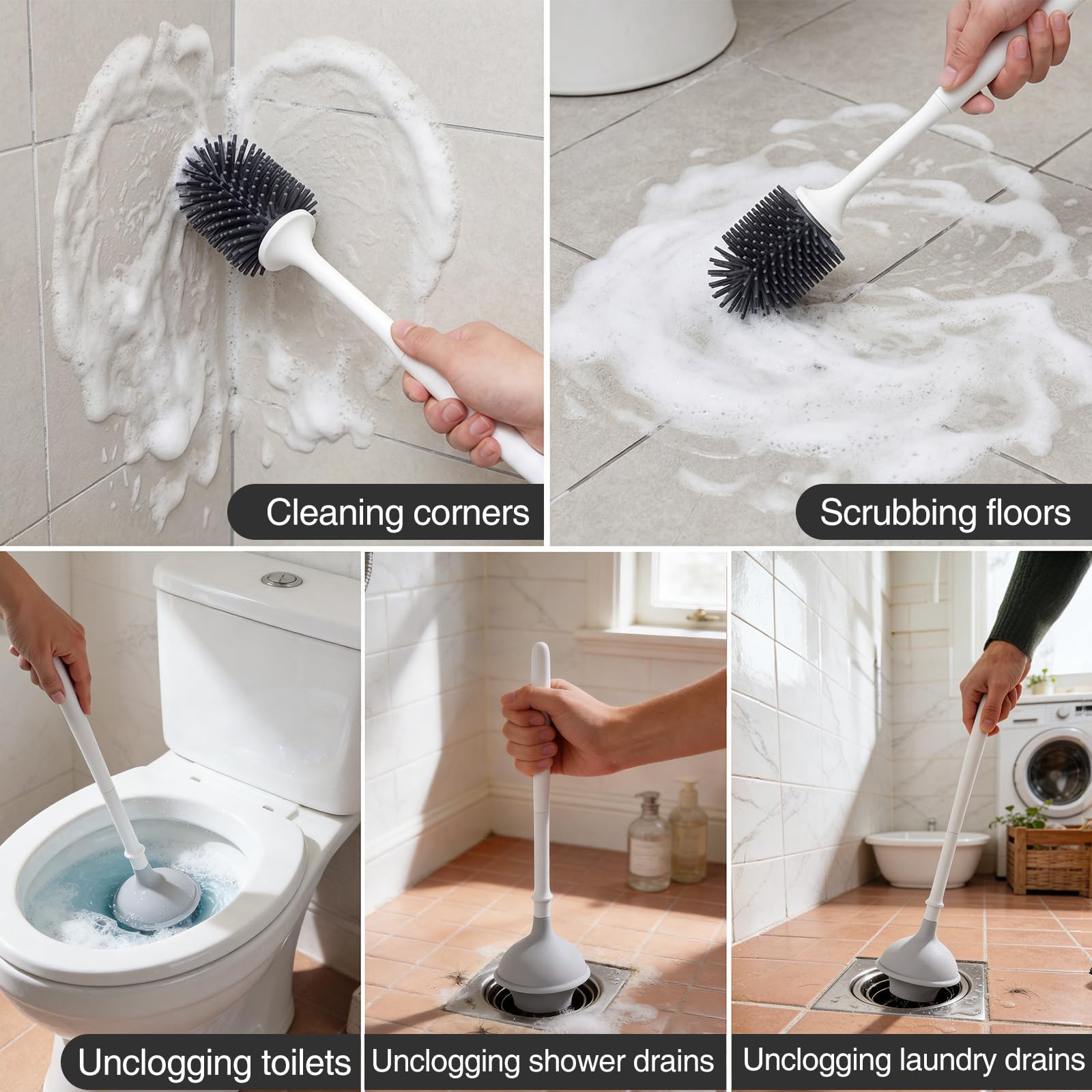 Lefree rangement dans une salle de bain moderne, gain de place