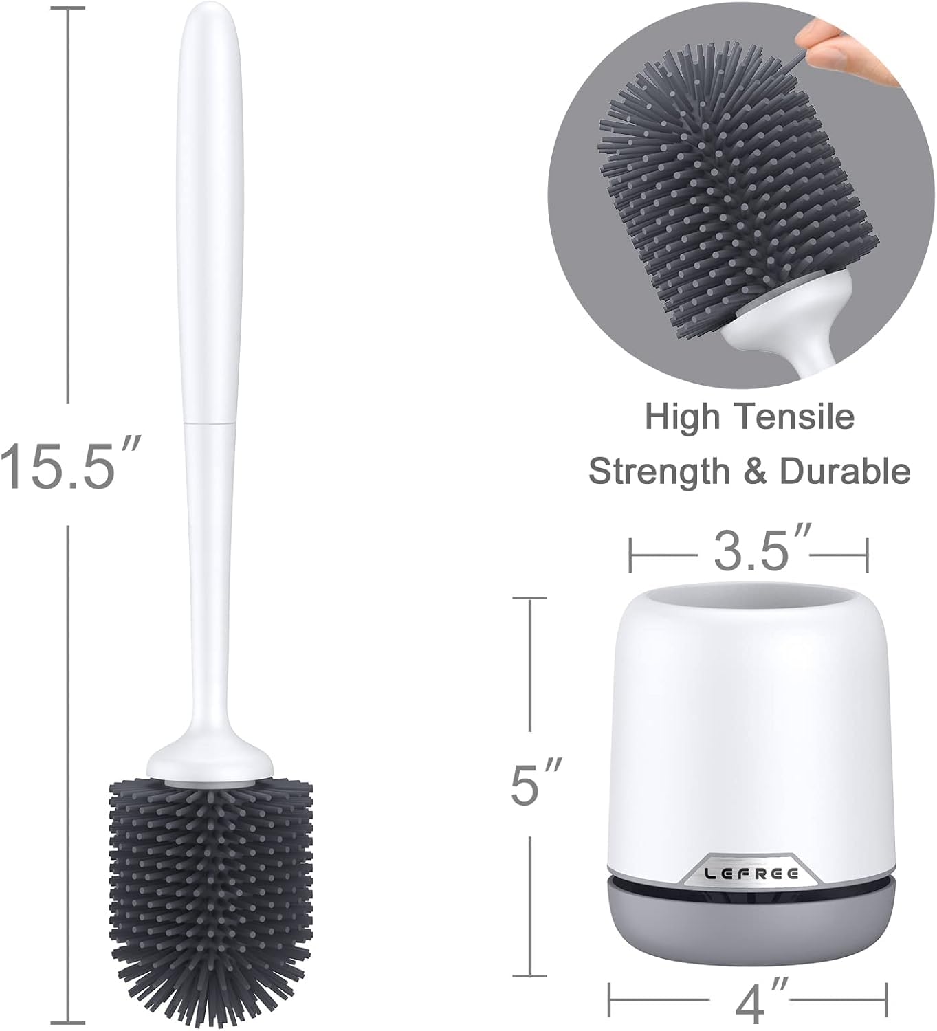 Lefree support ventilé avec base détachable pour séchage et hygiène
