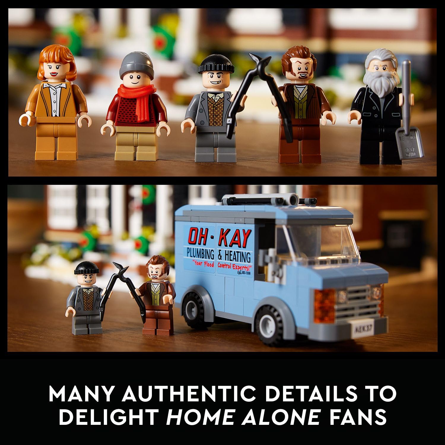 LEGO fourgonnette des cambrioleurs avec accessoires montrant détails authentiques