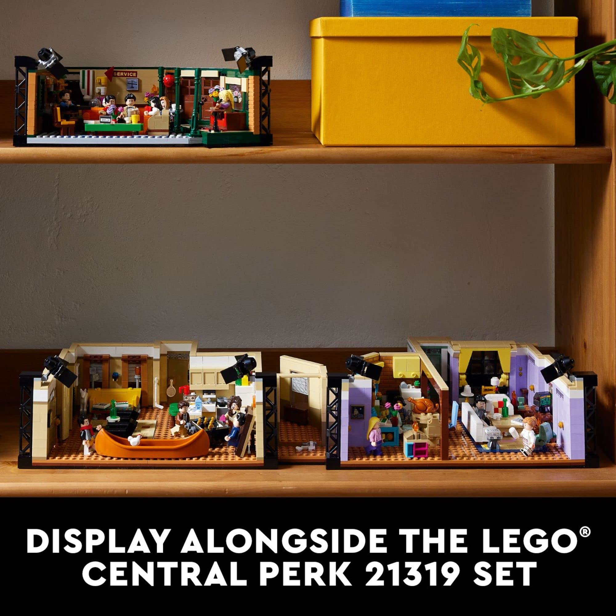 LEGO Icons modèle posé sur une table pour voir dimensions et échelle