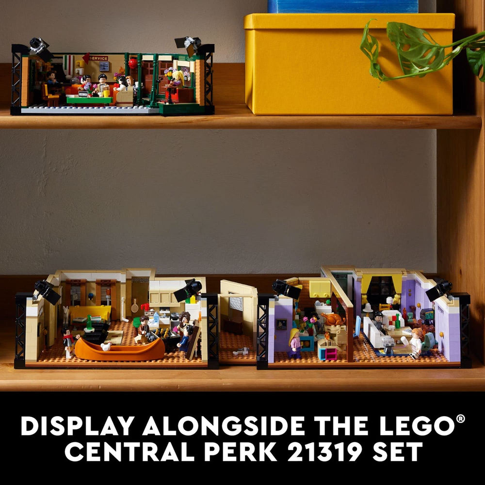 LEGO Icons modèle posé sur une table pour voir dimensions et échelle