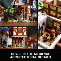 LEGO intérieur chambre et cuisine aménagés, détails soignés pour photos