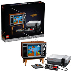 LEGO NES devant packaging montrant l’ensemble et inspirant collection