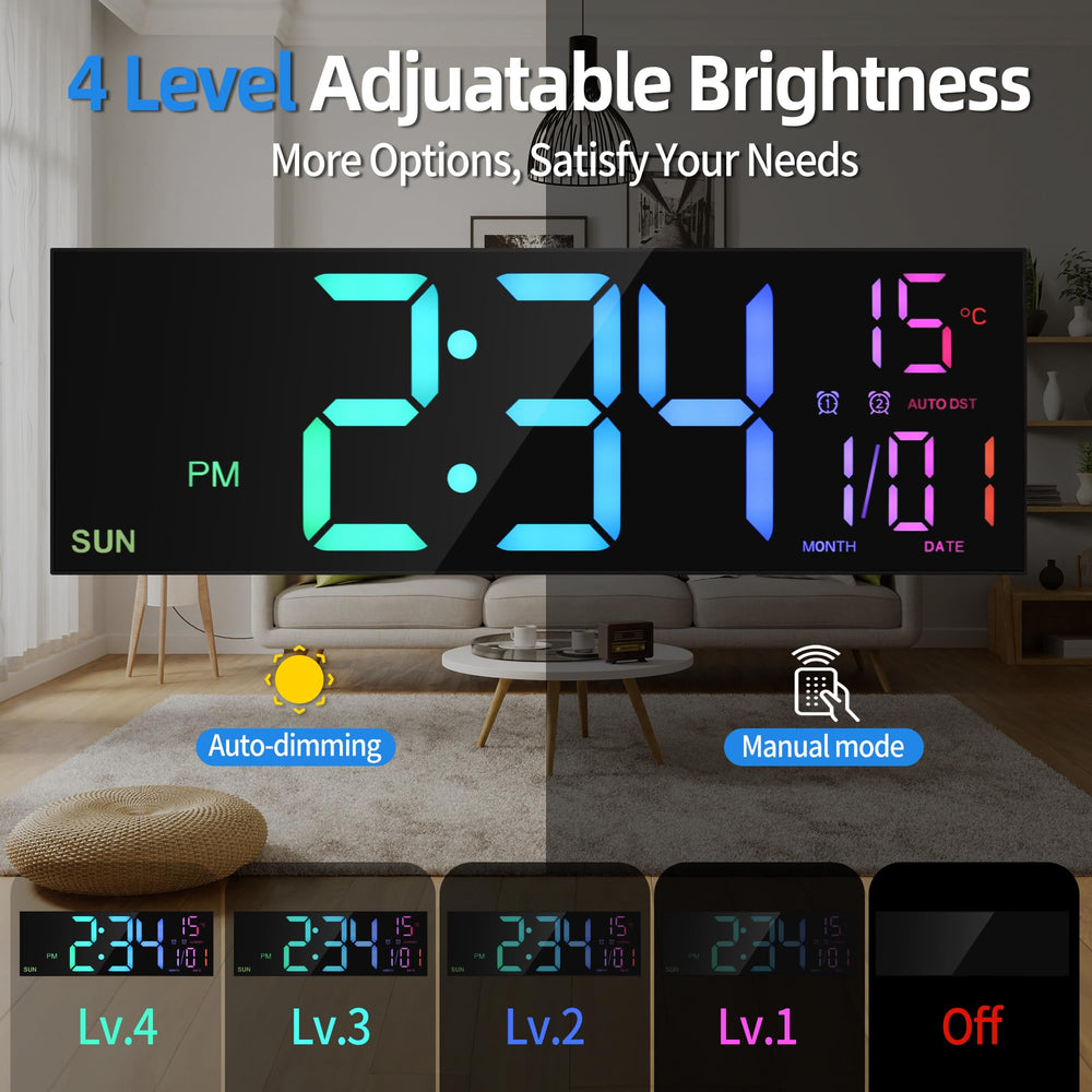 LEIKE bandeau RGB montrant couleurs variables bénéfice ambiance personnalisée