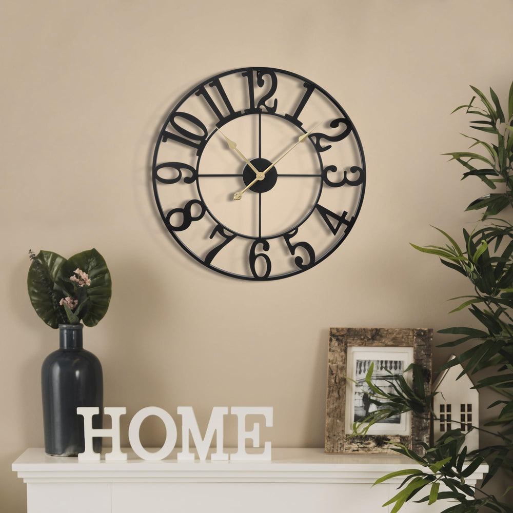 LEIKE horloge style farmhouse, apporte chaleur décorative
