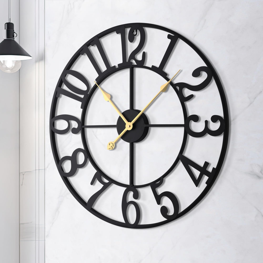 LEIKE horloge dans un salon, design décoratif apaisant
