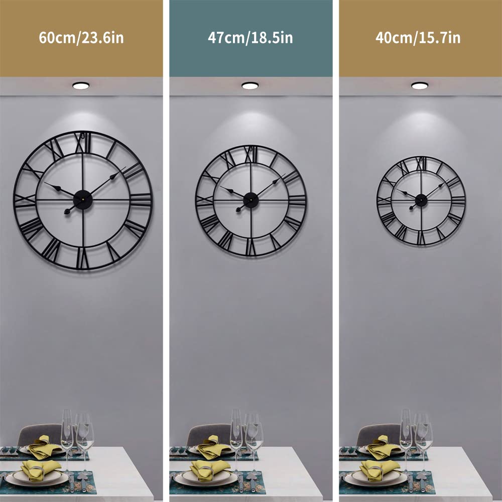 LEIKE horloge dans séjour, décor moderne et point focal