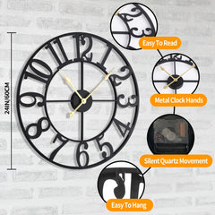 LEIKE profil métal de l'horloge, construction robuste
