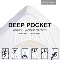 LEISURE TOWN poche profonde élastique 360° pour matelas épais