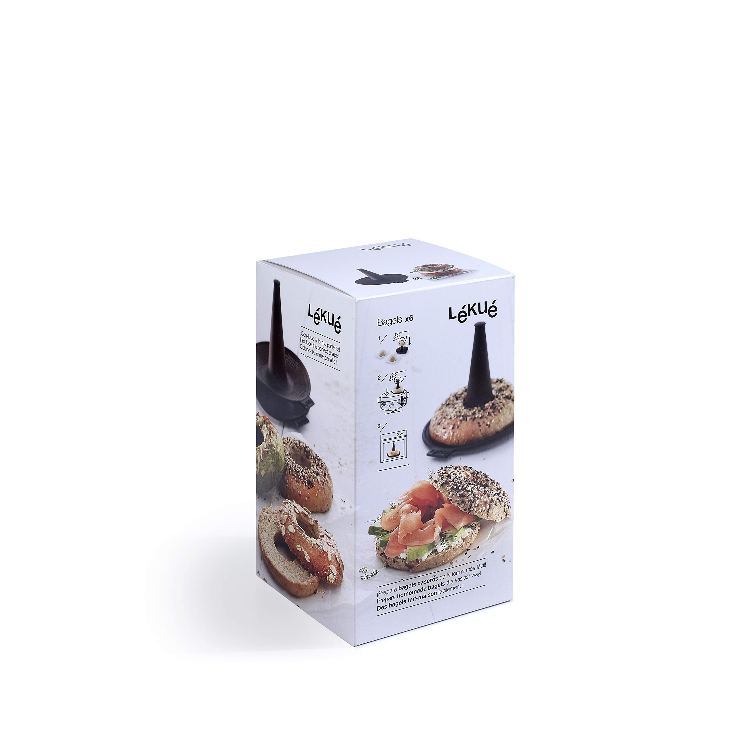 Lekue: livret de recettes posé près des moules pour inspiration culinaire