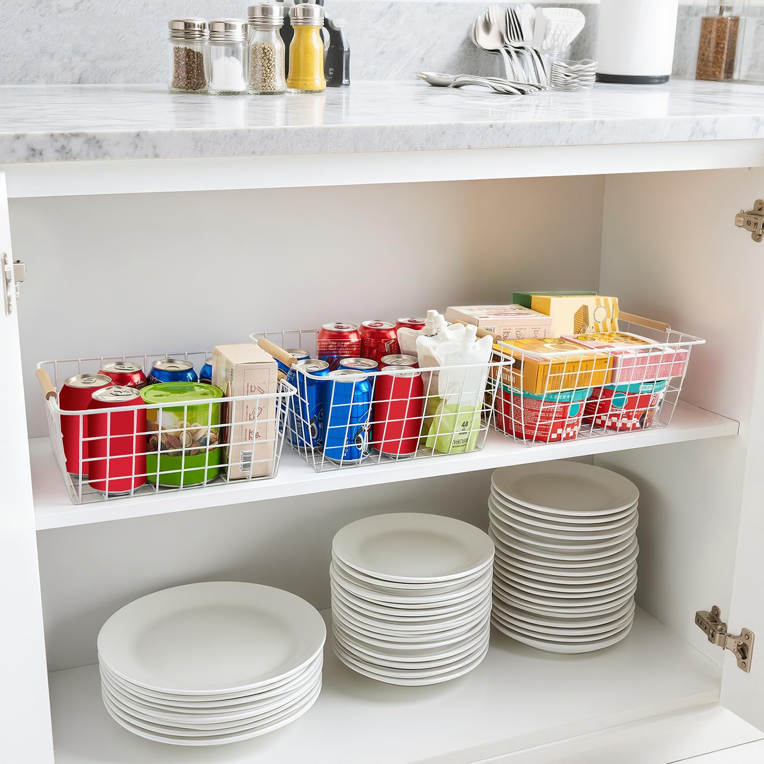 LeleCAT panier à l'échelle avec main montrant échelle et taille utile