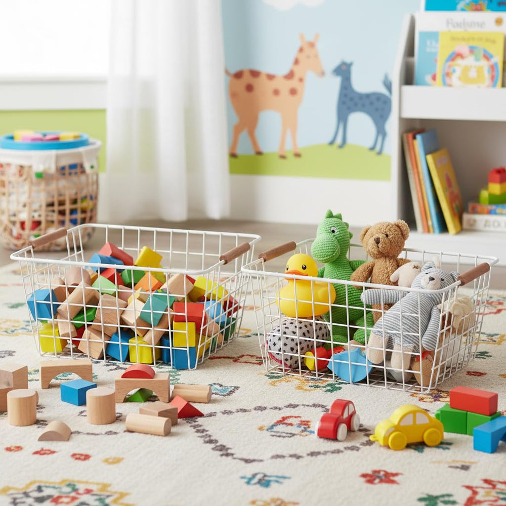 LeleCAT panier côte à côte avec objets pour montrer dimensions et capacité