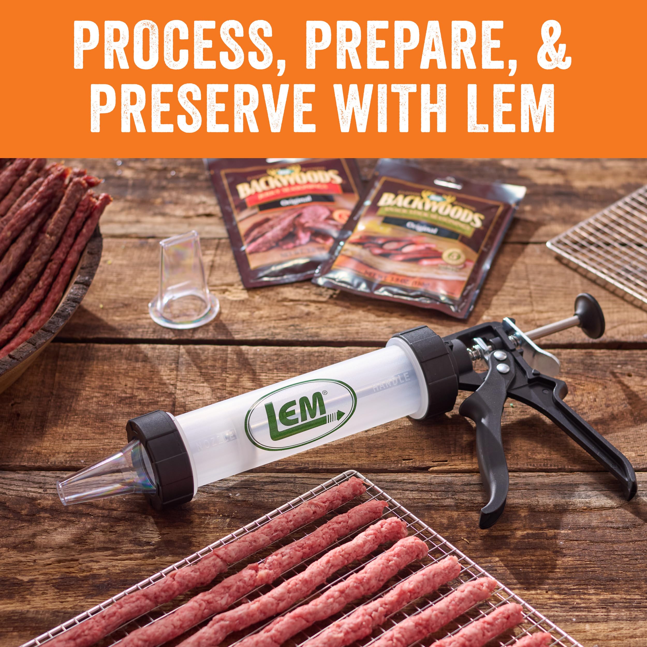 LEM comparaison taille main produit montrant capacité compacte